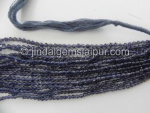 Iolite Faceted Drops Shape Beads